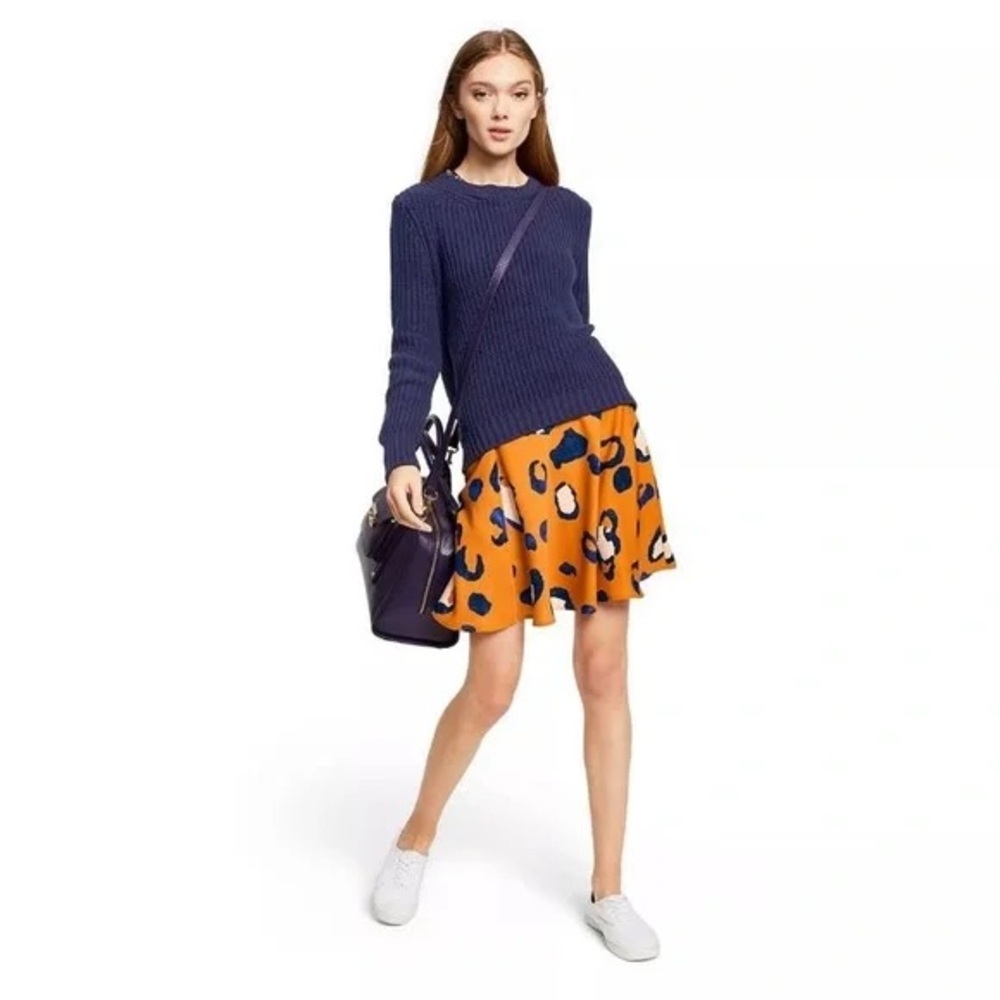 3.1 Philip Lim - Blue/Orange Animal Print